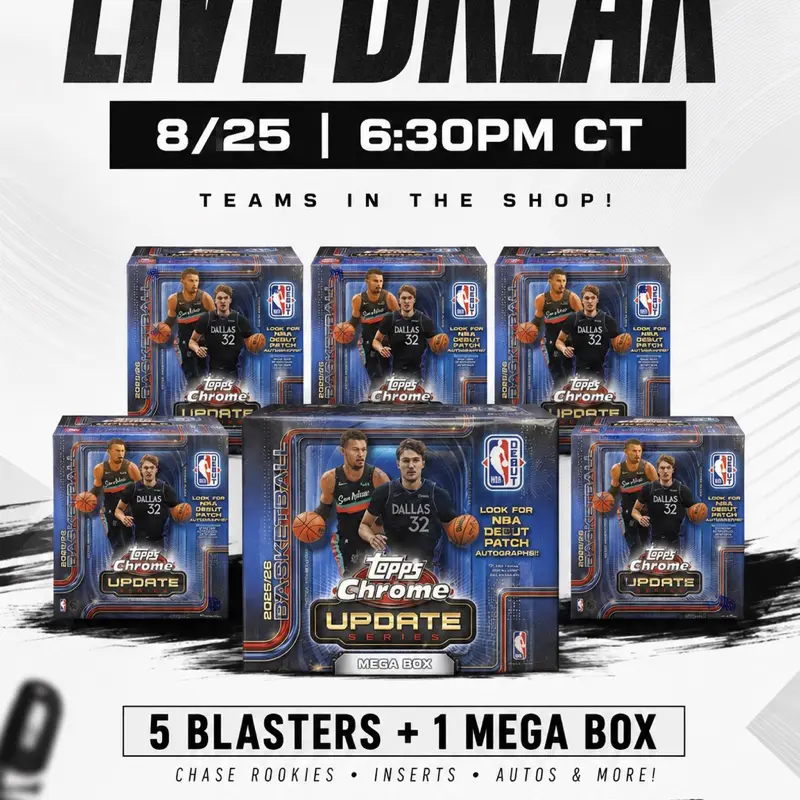 TOPPS CHROME BREAK (BLASTERS + MEGA)