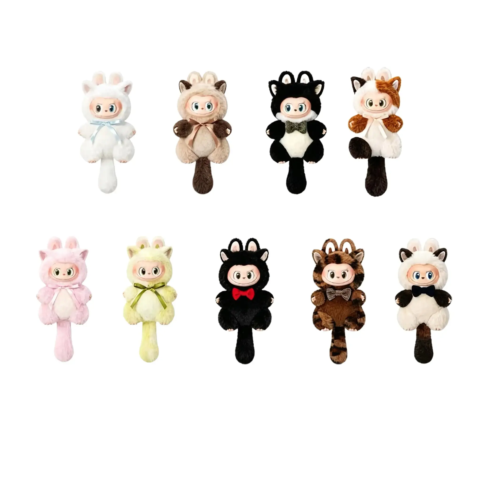 THE MONSTERS Labubu Cat Mode On Series Vinyl Plush Pendant Blind Box