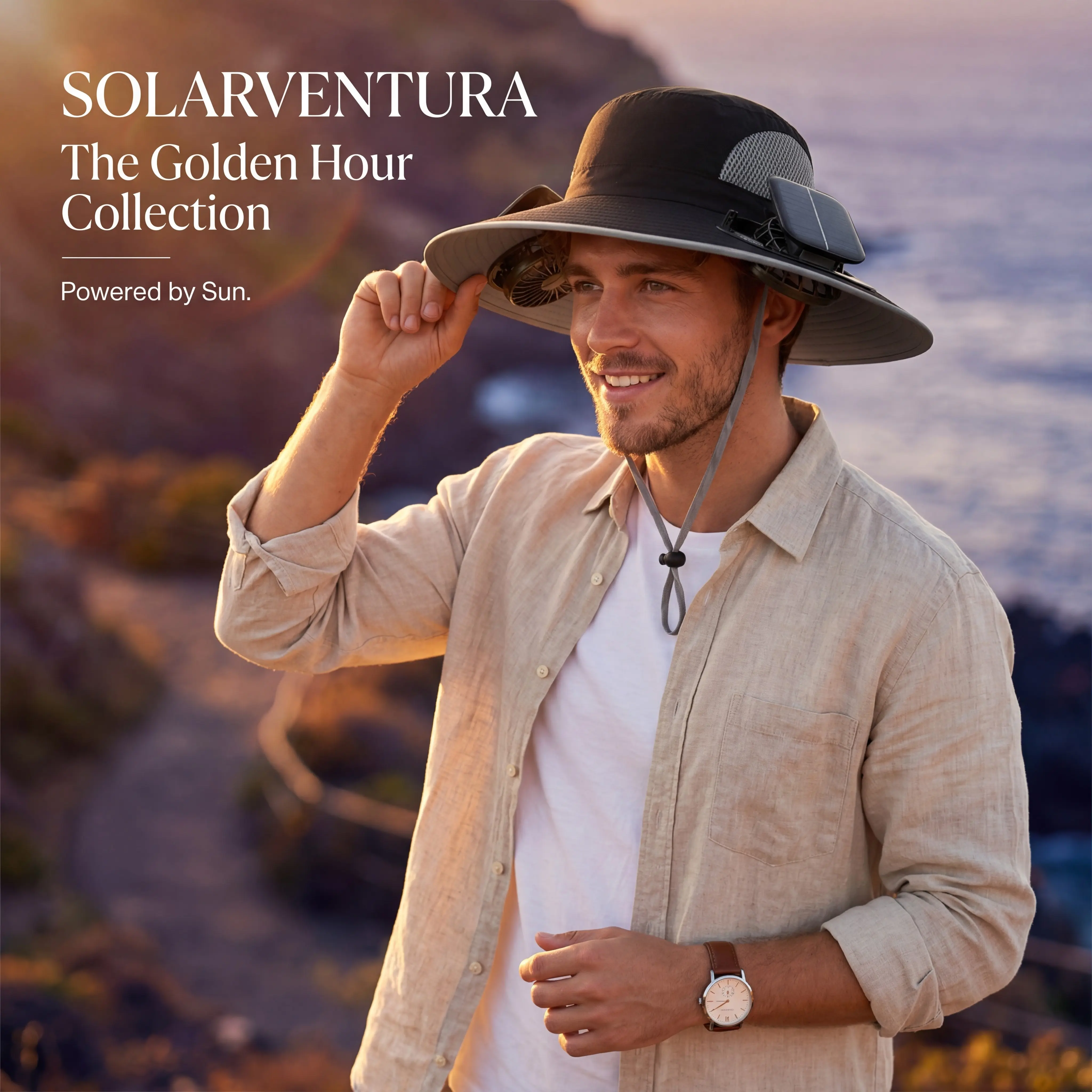 Unisex Solar Fan Visor Hat with Neck Flap - Rechargeable Outdoor Mesh Work Hat for Construction, Father's Day Gift for Dad, Cotton, Usb Charge, Wide Brim, Fishing, Dual Cooling, Perfect Gift For Dad, Adults, Sun Protection, Sun-Powered Sports & Outdoor Ha