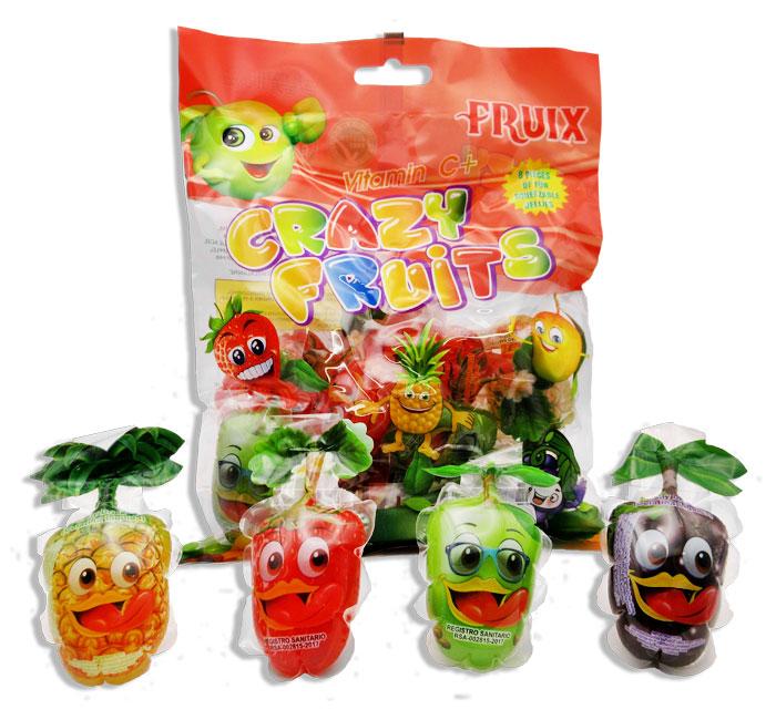 Crazy Fruits Squeezable Jellies 8cnt