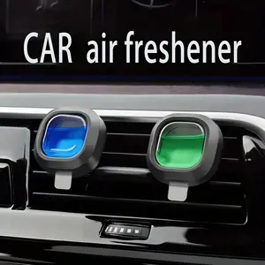 Long-Lasting Car Air Freshener Vent Clip Essential Oil Scented Odor Eliminator 0.14Oz Alcohol-Free Fragrance for Fresh Car Smell NONE