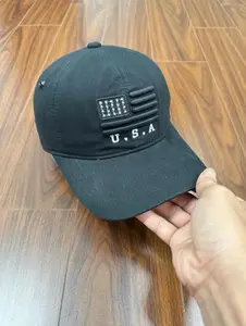 USA Flag Embroidered Baseball Cap Adjustable Dad Hat Unisex Classic Casual Hat Lightweight Everyday Streetwear Essential