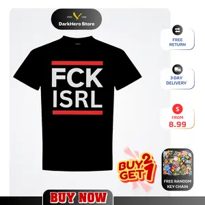 FCK ISRL Anti-Colonial T-Shirt , Pro-Palestine Act1vism T-Shirt For Unisex Graphic Tees Print Top Casual Streetwear Gifts Shirts