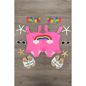 Pink Rainbow BFF Swimsuit