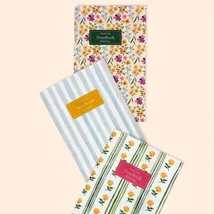 Floral Notebook Bundle- Set of 3