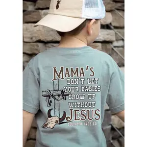 Don't Let Your Babies Grow Up Without Jesus youth shirt #southernboy clothes, toddler boy clothes, western baby clothes, trending summer, casual, gift for son, cotton, family shirt