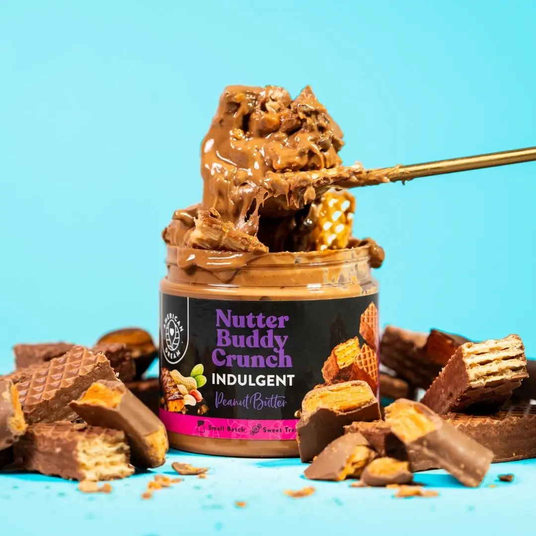 Nutter Buddy Crunch Indulgent Peanut Butter Flavor Chocolate