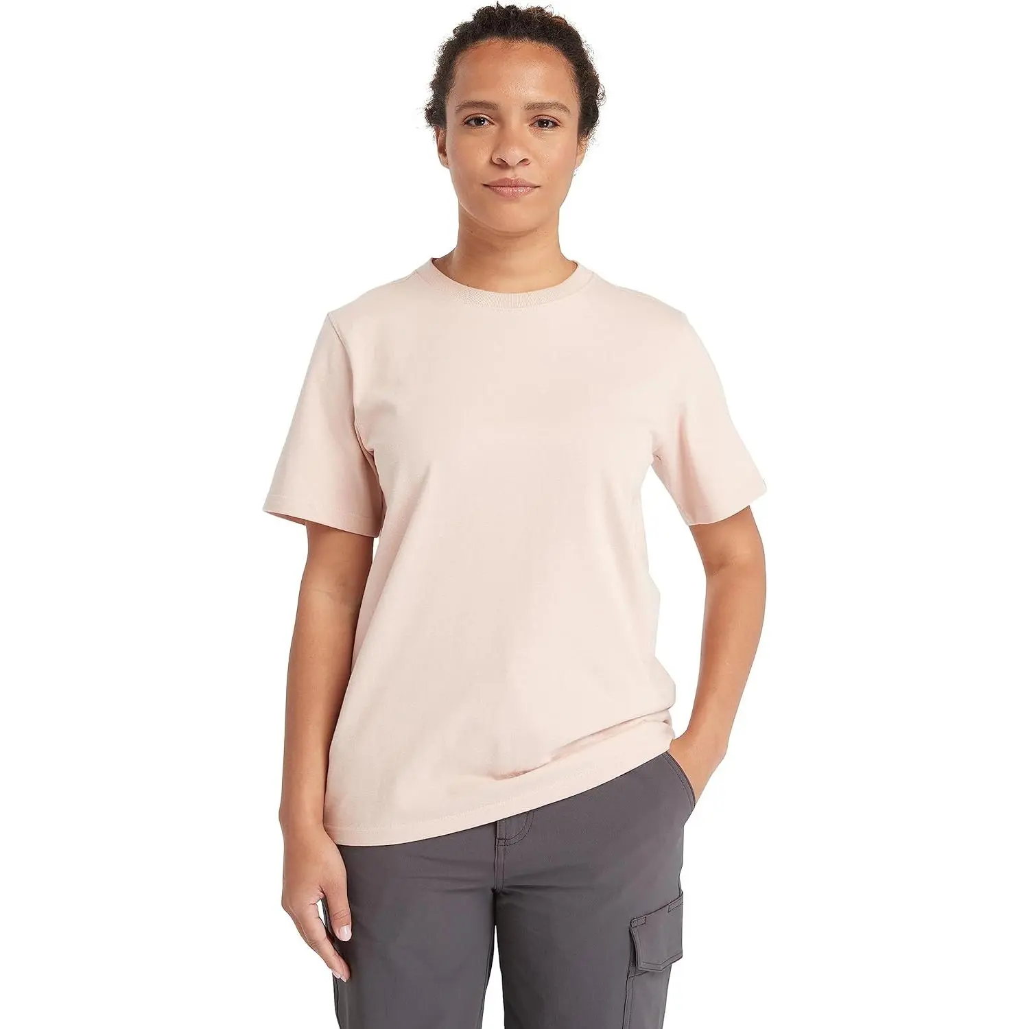 Timberland PRO Women's Core Short Sleeve T-Shirt, Cameo Rose