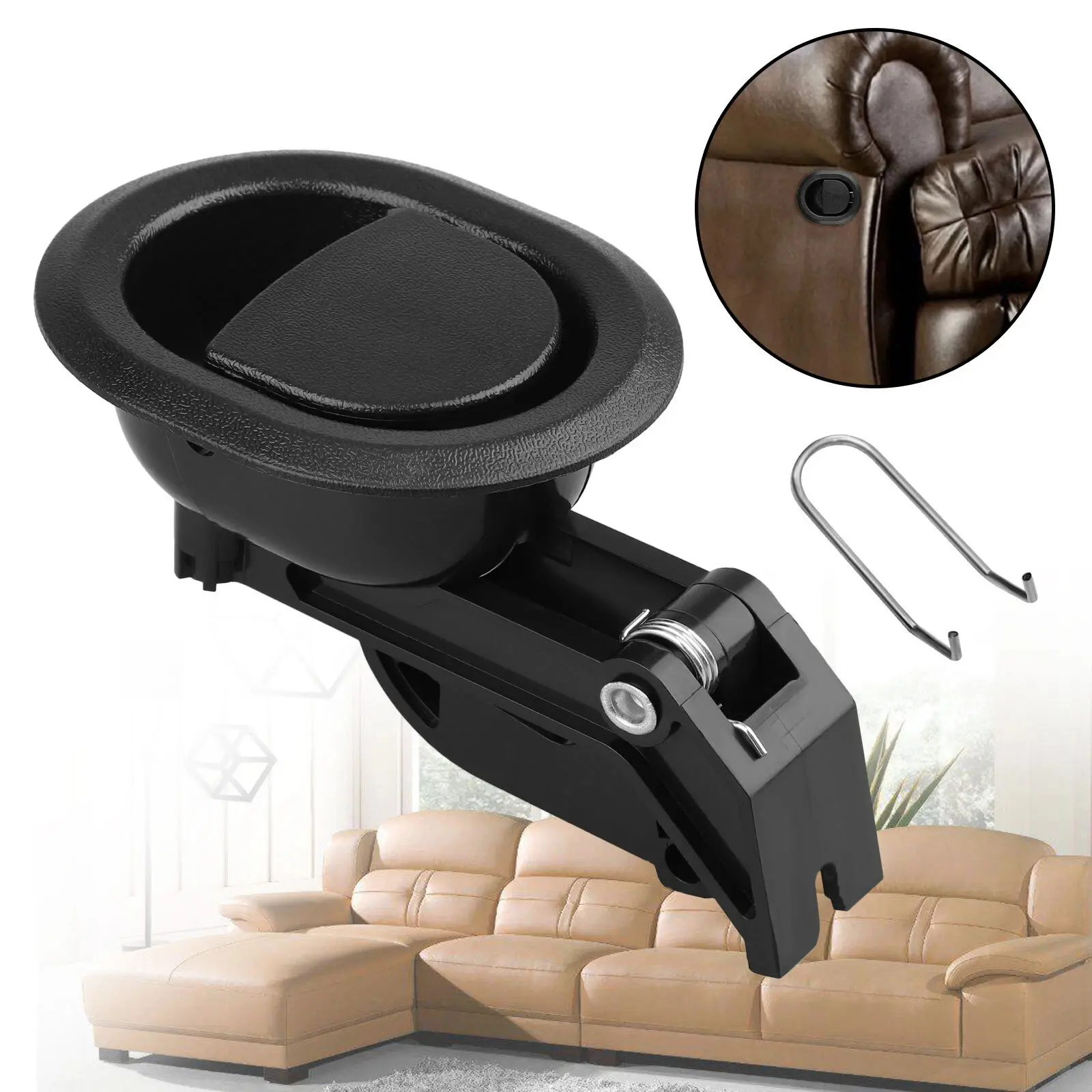 Universal Recliner Replacement Pull Handle Release Lever for Chair Sofa Couch