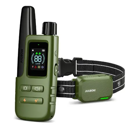 JUGBOW Dog Training Collar 4500FT Dog Training Behavior Aid, Remote IPX8 Waterproof with 4 Training Modes, Rechargeable E-Collar for All Breeds DT61