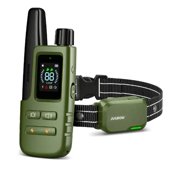 JUGBOW Dog Training Collar 4500FT Dog Training Behavior Aid, Remote IPX8 Waterproof with 4 Training Modes, Rechargeable E-Collar for All Breeds DT61
