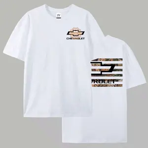 Men's Short-Sleeve Round Neck Soft Classic Fabric T-Shirt - Patriotic Truck Tee, USA Pride Hunting Top, Off-Road Country Style, All Seasons Men's T Shirts