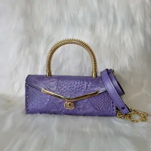 Kim Leather Hand tooled Crossbody Bag