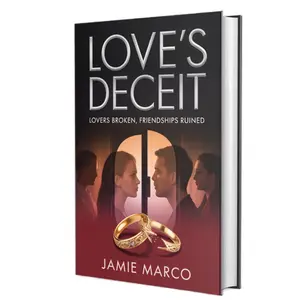 Love's Deceit by Jamie Marco - Lovers Broken Friendships Ruined Romance Novel - signed copy