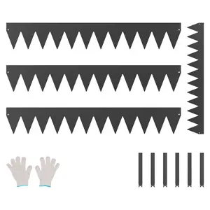 VEVOR Steel Landscape Edging 4 Packs 40 x 6 in Rust-Resistant Garden Edging Border