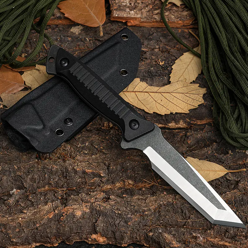 Multi-Functional Small Straight Knife,Free Sheath,Portable Camping Knife, Fruit Knife, Barbecue Meat Knife,Survival Kit, Survival Gear,Mini Carbon Fib