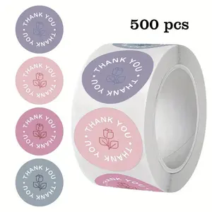 Envelope sealing and baking DIY decoration universal adhesive creative circular sticker.