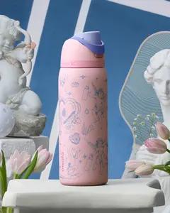 Owala Shot to the Heart Edition FreeSip Insulated Stainless Steel Water Bottle 24/32oz Leakproof BPA-Free Aesthetic Drinkware for Sport Lovers