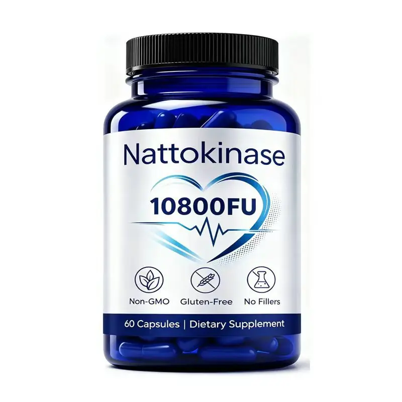 Ultimate Nattokinase Capsules, Cardiovascular Support Supplement, 60 Count