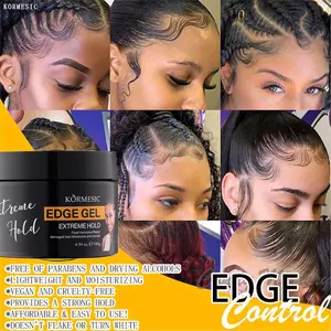Anti-frizz styling gel for dirty braids—no flyaways, long-lasting hold, non-greasy yet moisturizing; tames flyaways, strong hold that doesn’t make the braids stiff, keeps dirty braids neat.