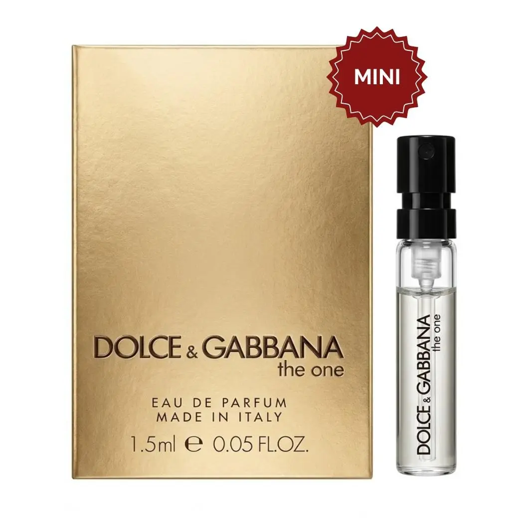 Dolce & Gabbana The One Eau de Parfum Vial For Women 1.5ml | Women's Luxury Perfume Sample Vial Dolce & Gabbana The One Eau de Parfum Vial For Women 1.5ml | Women's Luxury Perfume Sample Vial