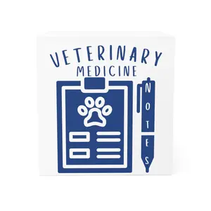 Veterinary Notes|Veterinary|Veterinarian|Vet Tech|Vet Nurse|Vet Staff|Kennel|CSR|Veterinary Gift Note Cube|Veterinary Nurse|Veterinary Med