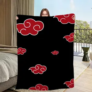 Flannel Blanket,Narutos Sasukes Akatsukis , Soft, Lightweight,and Comfortable Against The Skin,This Warm Nap Blanket Is Perfect for Bedrooms, Sofas, Offices, Travel.
