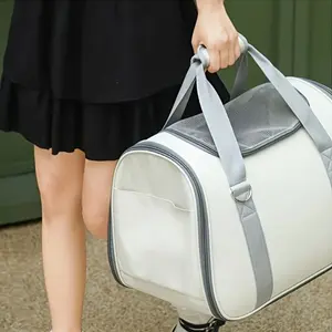 Portable Pet Cage Eva Material Zipper Closure for Cats and Small Dogs, Outdoor Space Capsule Car Seat Shoulder Bag Cat Carrier