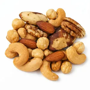 Roasted Salted Mixed Nuts Crunchy Snack Variety Blend