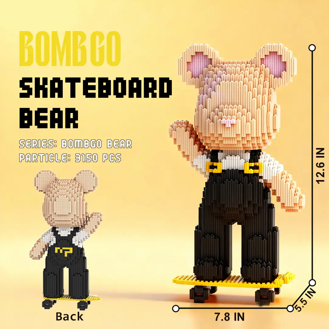 Skateboarding Medium Bear