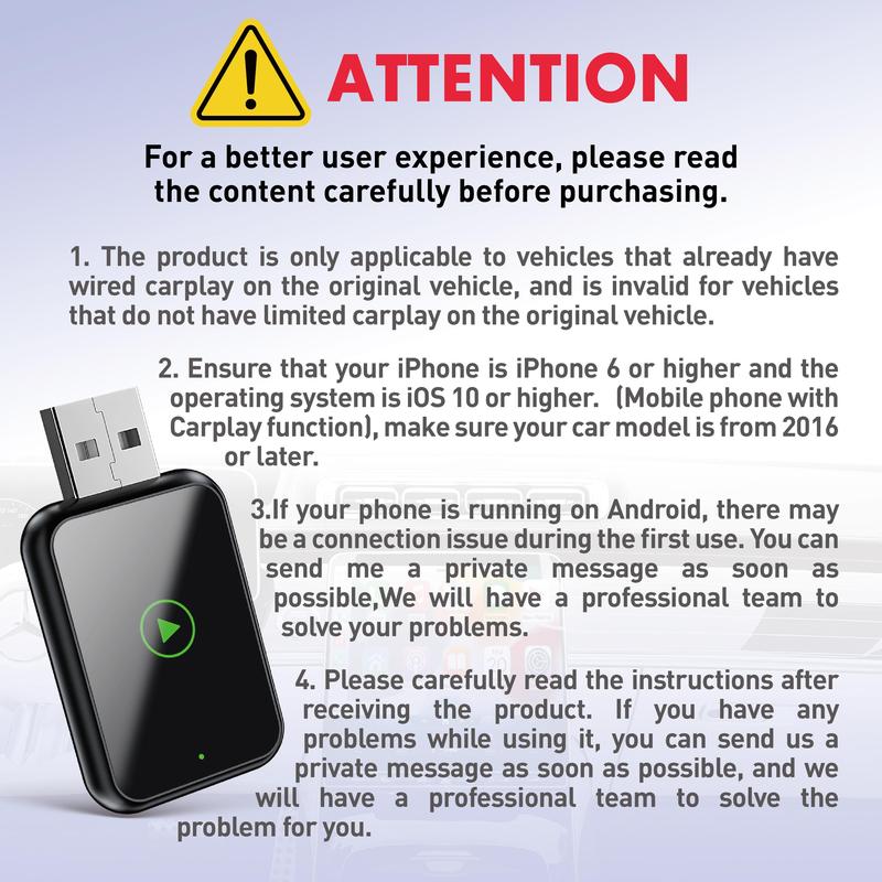 2026 wirelesscarplay box car Internet for Apple Android mobile phone wired to wireless conversion multi-functional box car play conversion box car wireless two in one carplay adapter bluetooth car adapter wireless carplay adapter auto gadget