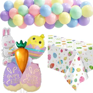 Easter Balloons Party Decorations - Easter Balloon Kit Set For Festive Decorations, Includes Assorted Colors & Designs For Indoor/Outdoor Party