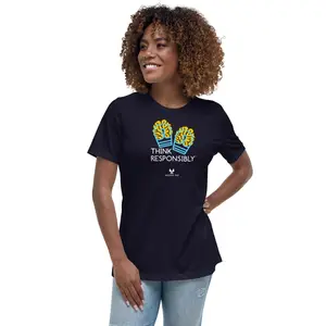 Women’s Think Responsibly relaxed fit t-shirt Color Casual Cotton