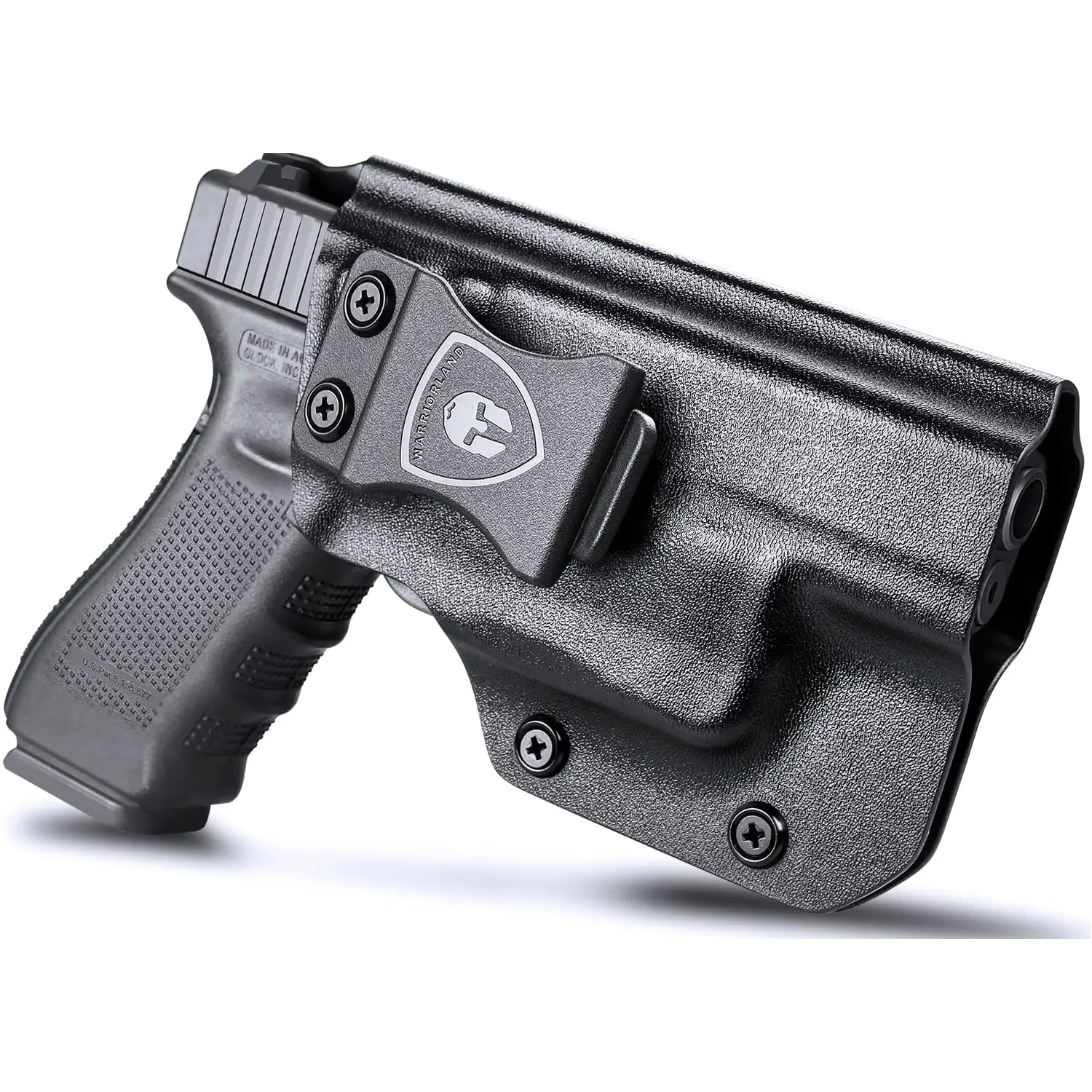 WARRIORLAND IWB Kydex Holster Compatible with Glock 17/19/19X/44/45 (Gen 1-5) TLR6, Inside Waistband Concealed Carry Holster, Adj. Cant & Posi-Click Retention, Right/Left Hand DealsforYouDays, Competition
