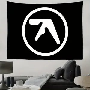 Aphex Twin Richard D. Polyester Printed Flag Home Bedroom Decorative Banner Tapestry D