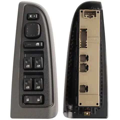 CarTok DIY Repair Master Window Control Switch Front Left Driver Door Panel Assembly W/ Tool For 2003-2007 Chevy Silverado Tahoe GMC Sierra Escalade OE 15883323