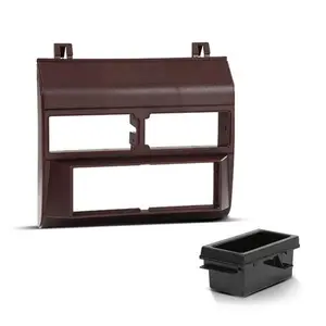 Pocket Radio Dash Bezel Kit Mount Trim Red Fit For 1988-1994 Chevy GMC Trucks