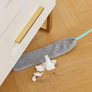 Long Handle Broom, 1 Count Household Cleaning Broom, Multifunctional Cleaning Tool for Bedside, Sofa, Carpet, Home Care Supplies
