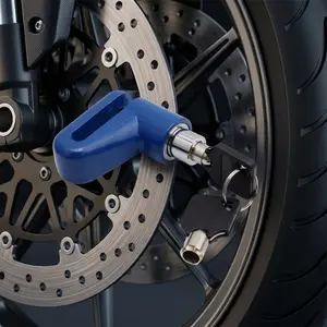 Universal Motorcycle Disc Brake Lock for Bikes, E-Bikes & Scooters | High Security Portable Anti-Theft Disc Lock, Anti-Cut Anti-Pry, Fits Most Rotors