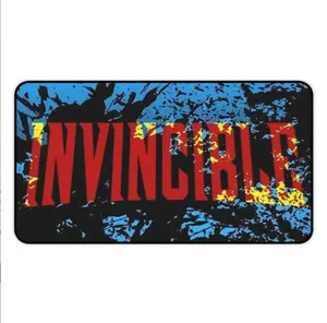 Invincible Desk Mat - Invincible Epic Showdown Desk Mat - Large Space Battle Mouse Pad - Invincible Comic Desk Mat