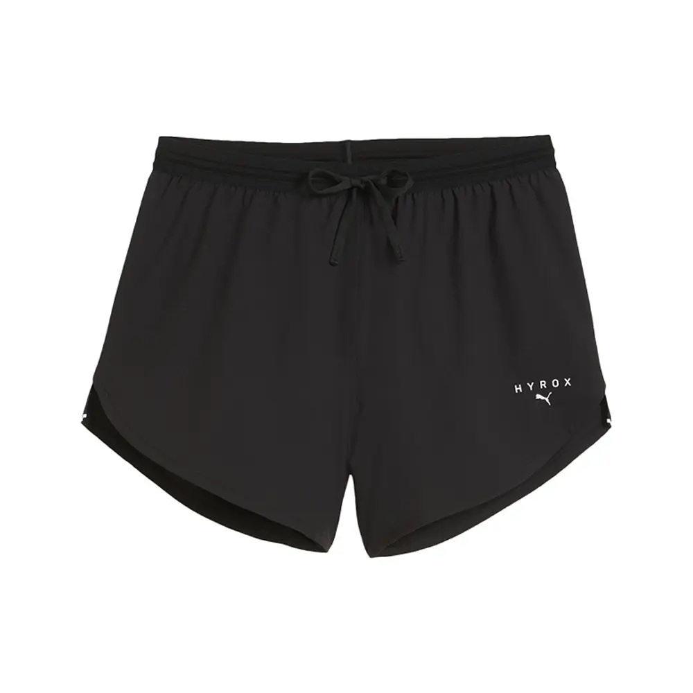 PUMA Womens X Hyrox Ultraweave Velocity 4 Inch Shorts Running Casual Bottoms  - Black