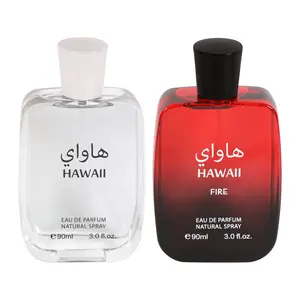 Royal Fragrance Hawaii and Hawaii Fire Eau De Parfum Natural Spray 90ml - Versatile Everyday Use Fragrance