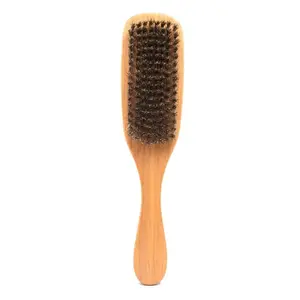 Wooden Boar Bristle Beard Brush