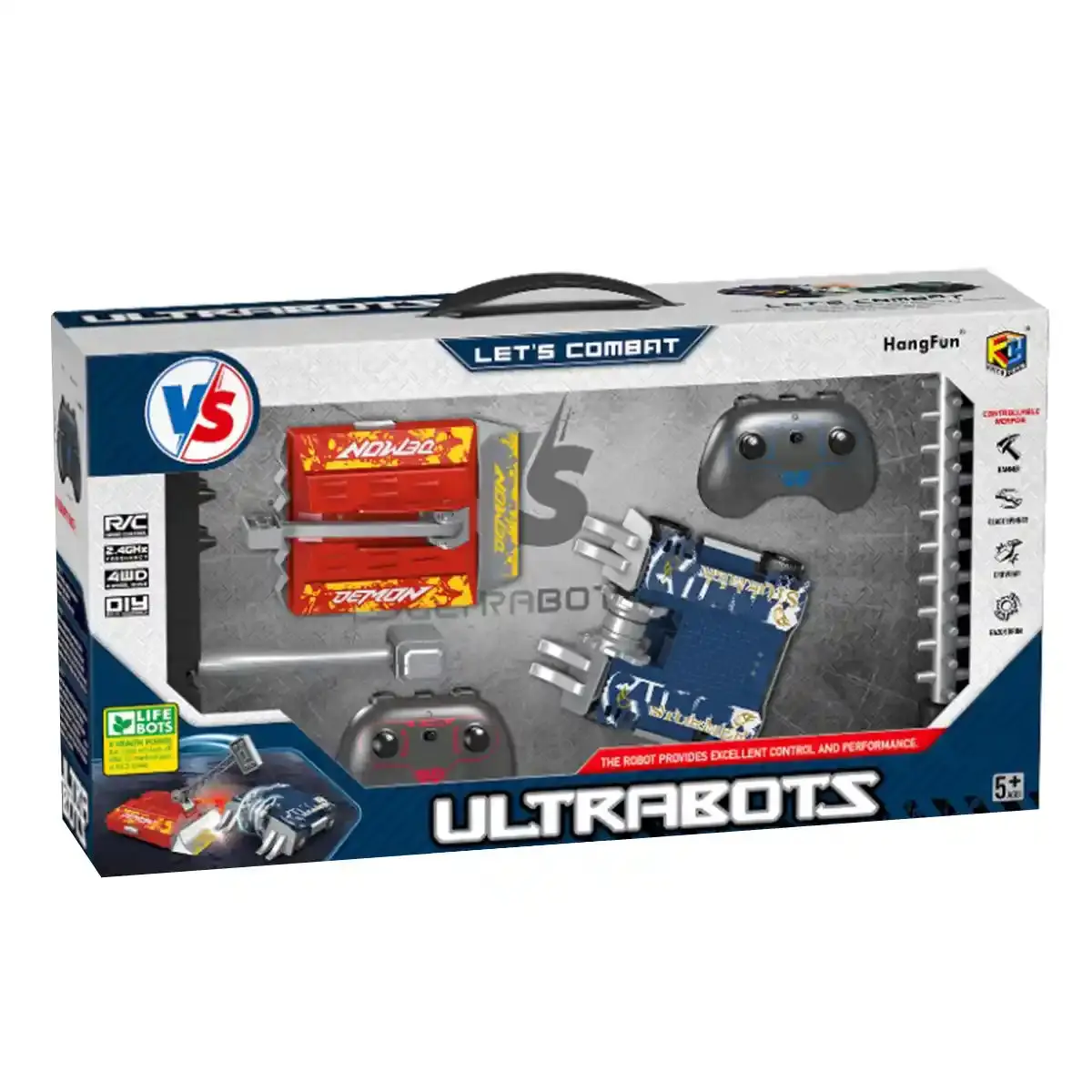 Ultrabots Remote Control Robot Cambat Set