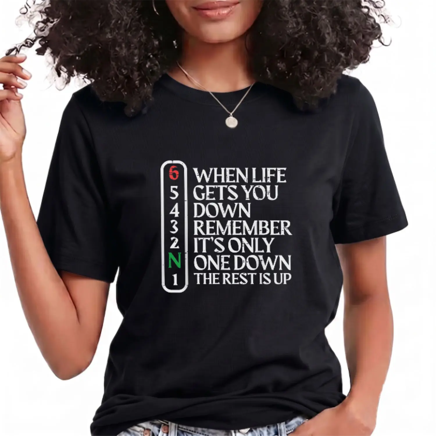 Biker When Life Gets You Down Motorcycle Gear Men Women Summer Shortsleeve Cotton T-Shirt