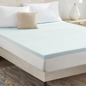 Gel Memory Foam Mattress Topper - Soft and Comfortable for a Restful Night's Sleep home bedroom Full Gel