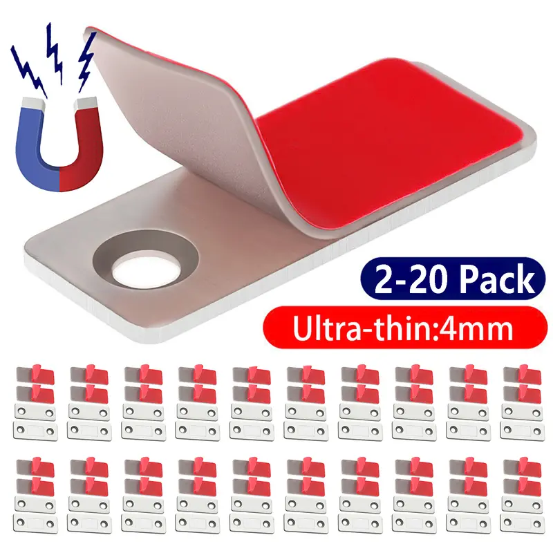 Dazone Strong Magnetic Door Closer Cabinet Catch Latch Cupboard Ultra Thin Closures