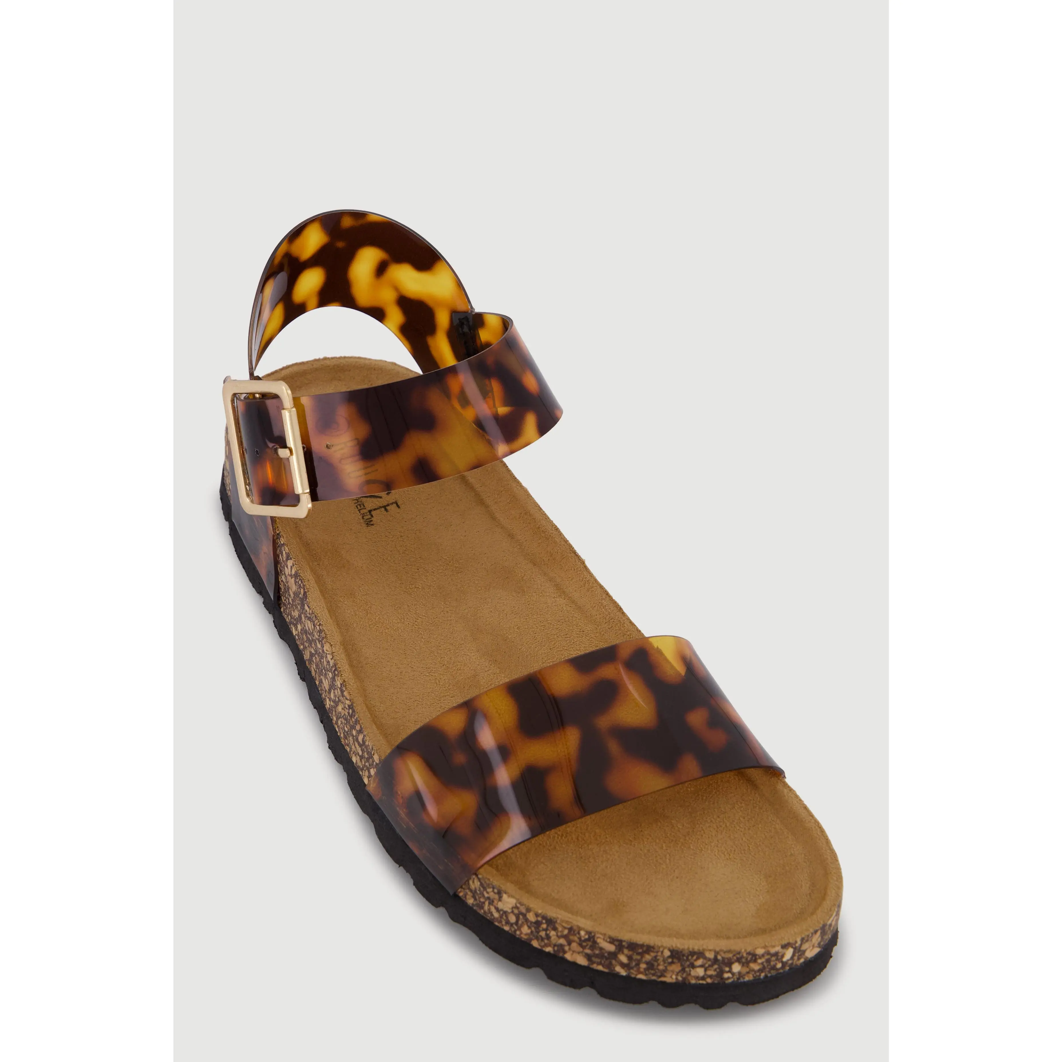 Ankle Strap Open Toe Cork Footbed Sandals