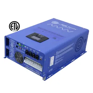 12000 Watt Pure Sine Inverter Charger 48 Vdc / 240Vac Input & 120/240Vac Split Phase Output ETL Listed to UL 1741 / CSA