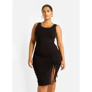 Cici Ruched Bodycon Midi Dress